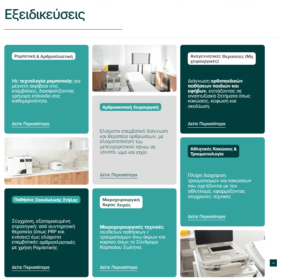 Driliopoulou website case study view 2