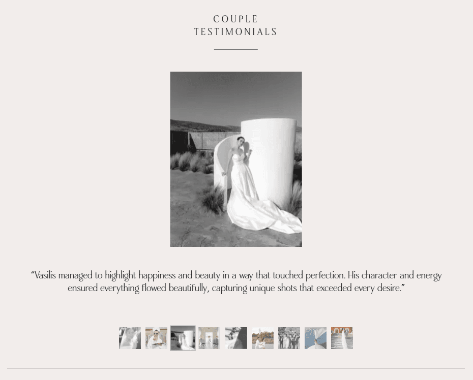 Vasilis Moumkas website case study view 3